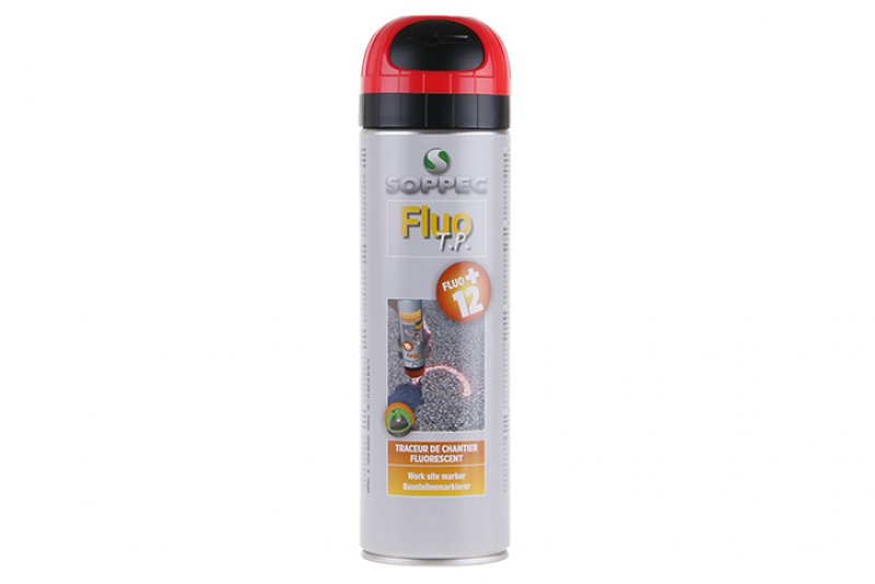 Spray fluorescenčný 500 ml SOPPEC značkovač 12M FLUO červený 13351 Spray fluorescenčný 500 ml SOPPEC značkovač 12M FLUO červený 13351