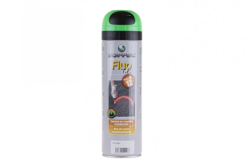 Spray fluorescenčný 500 ml SOPPEC značkovač 12M FLUO zelený 13353 Spray fluorescenčný 500 ml SOPPEC značkovač 12M FLUO zelený 13353