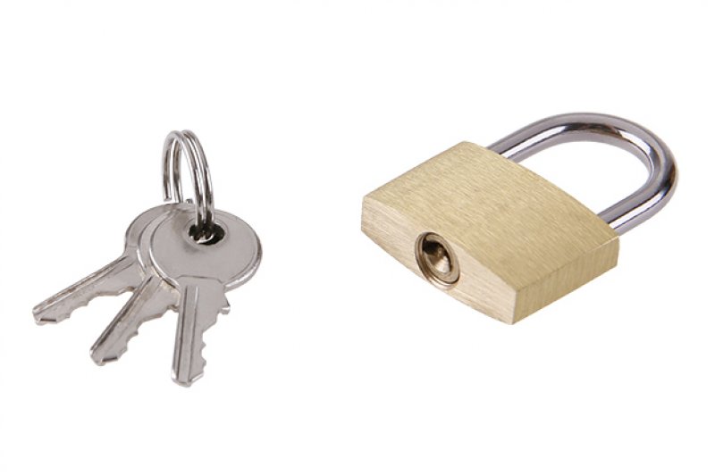 Zámok visiaci mosadzný 25mm 23025