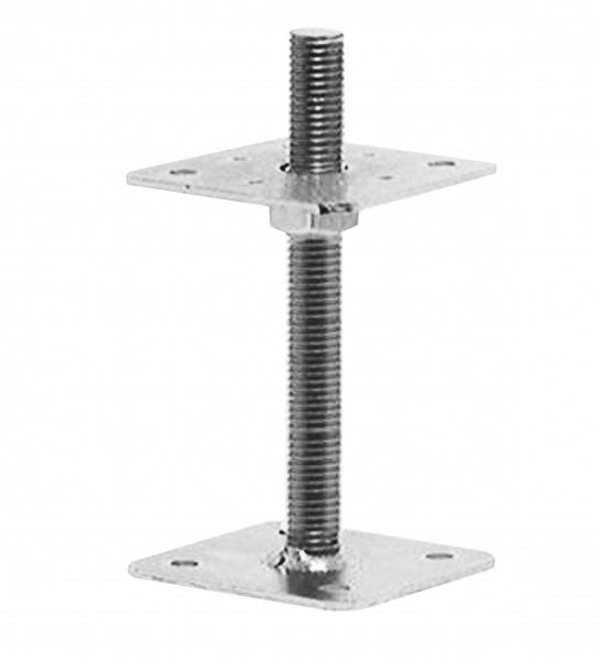 Pätka stĺpika 150x150mm nastav.výška M24/250mm 55462 Pätka stĺpika 150x150mm nastav.výška M24/250mm 55462