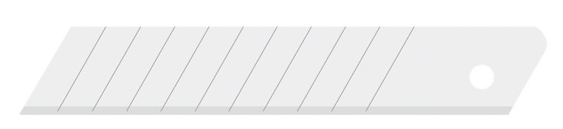 Čepeľ náhradná B018 18mm keramická 5ks 16066 Čepeľ náhradná B018 18mm keramická 5ks 16066