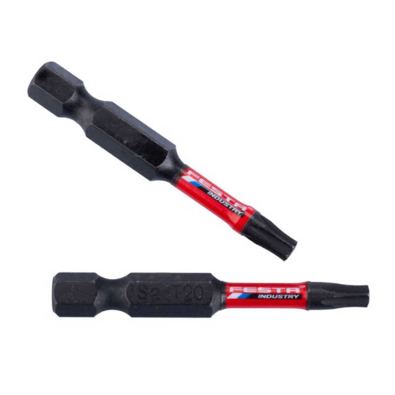 Bit 1/4" T 20 50mm S2 2ks 18722 Festa Bit 1/4" T 20 50mm S2 2ks 18722 Festa