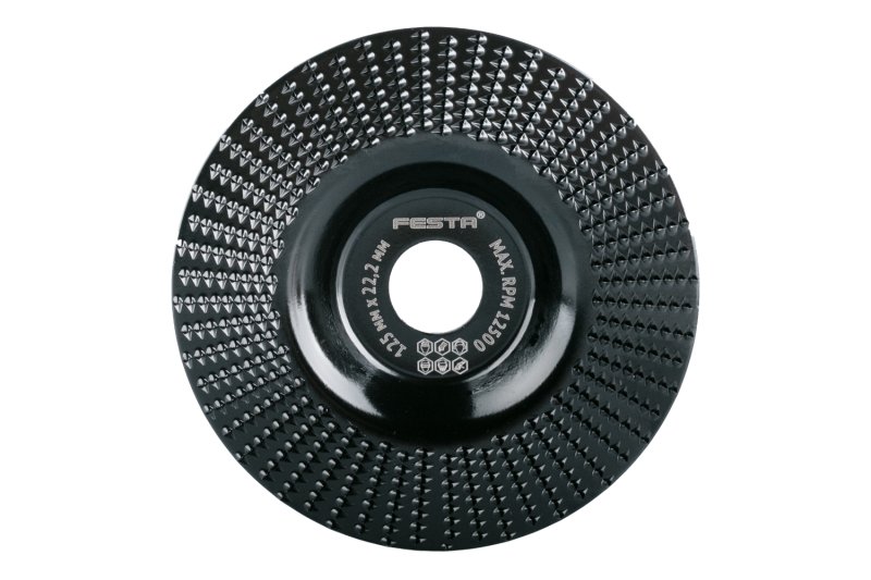 Kotúč rašplový plochý jemný 125x22.2mm 21805 Kotúč rašplový plochý jemný 125x22.2mm 21805