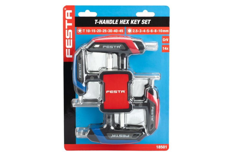 Sada T kľúčov imbus/torx CRV 14ks 18501