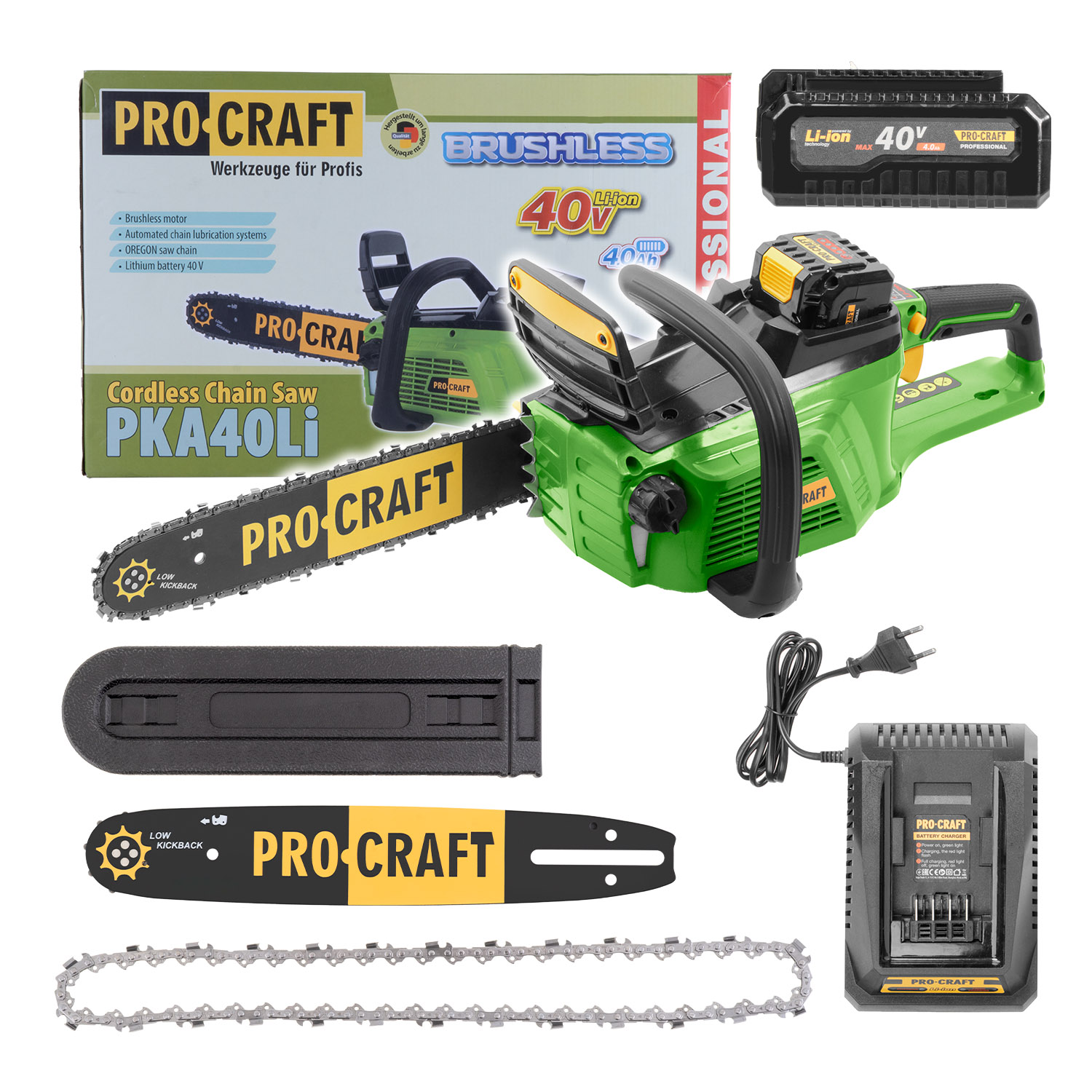 AKU reťazová píla Procraft PKA40Li | PKA40Li AKU reťazová píla Procraft PKA40Li | PKA40Li