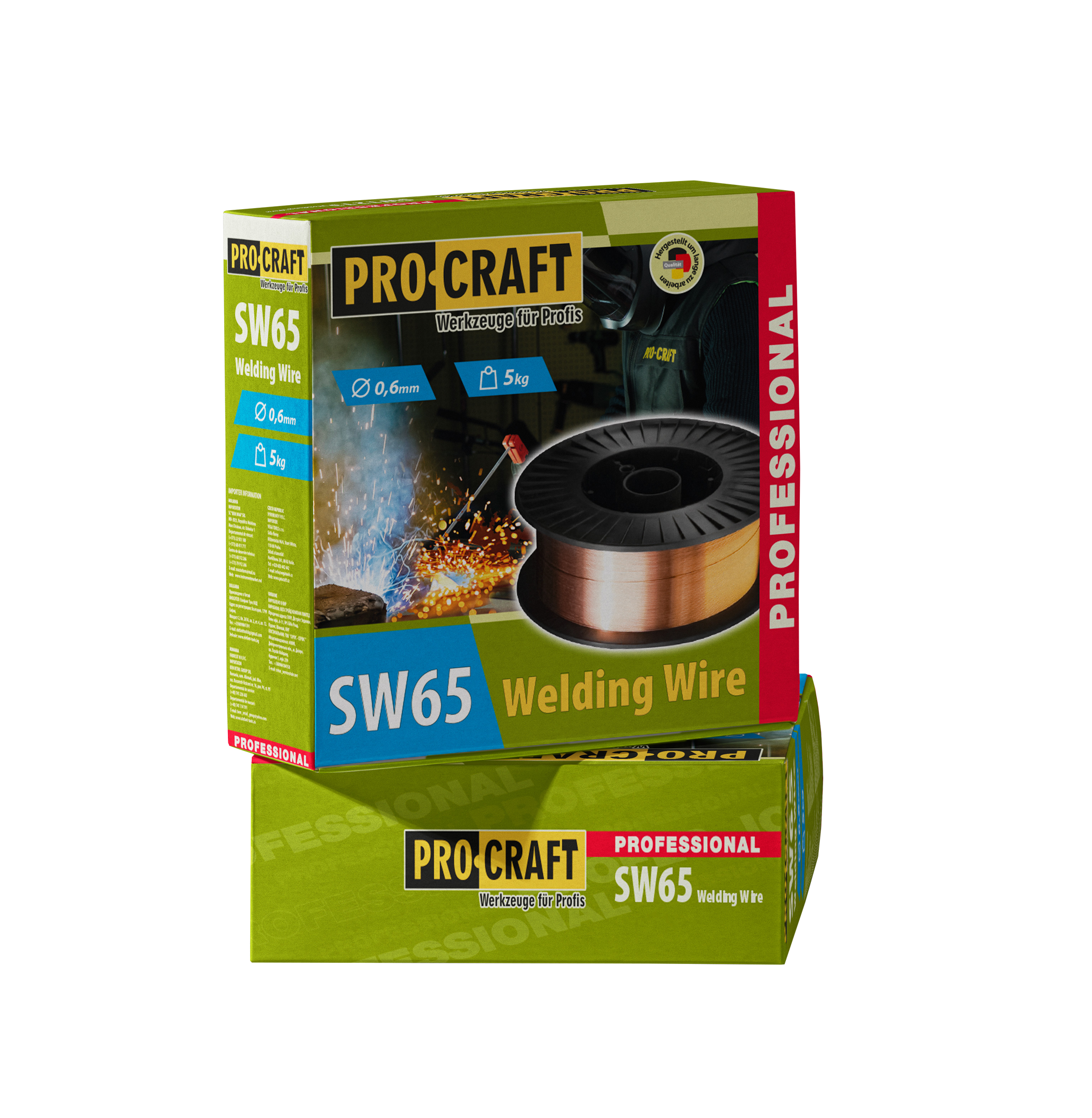 Zvárací drôt Procraft SW65 / Nomenklatúra č. 7229 20 00 00 | SW65 Zvárací drôt Procraft SW65 / Nomenklatúra č. 7229 20 00 00 | SW65