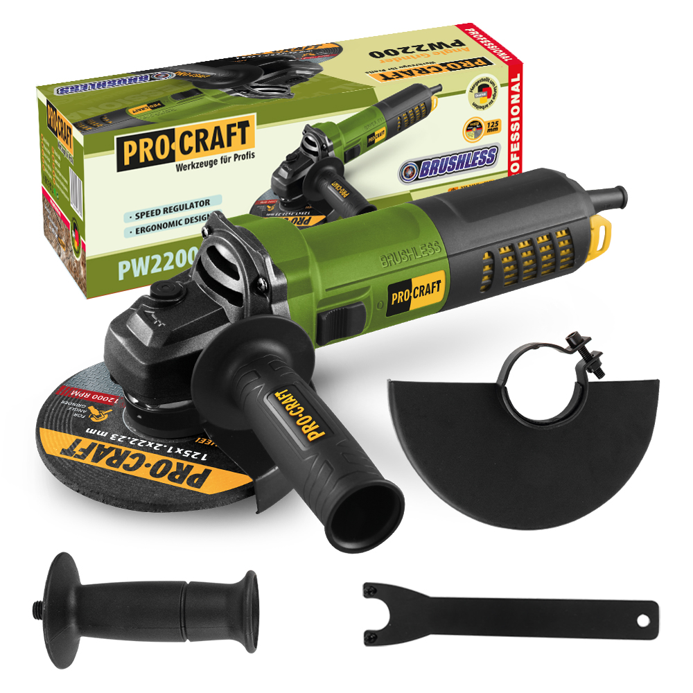 Uhlová brúska Procraft PW2200 | PW2200 Uhlová brúska Procraft PW2200 | PW2200