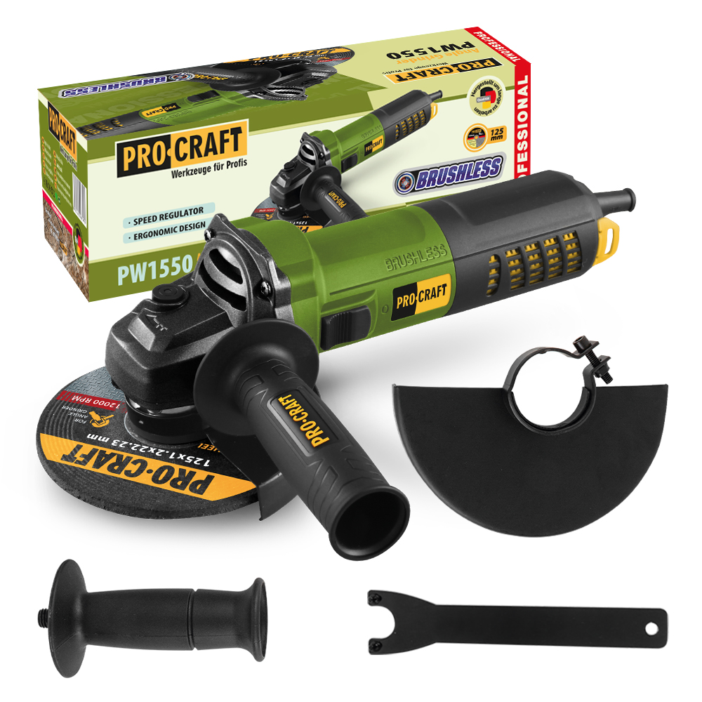 Uhlová brúska Procraft PW1550 | PW1550 Uhlová brúska Procraft PW1550 | PW1550