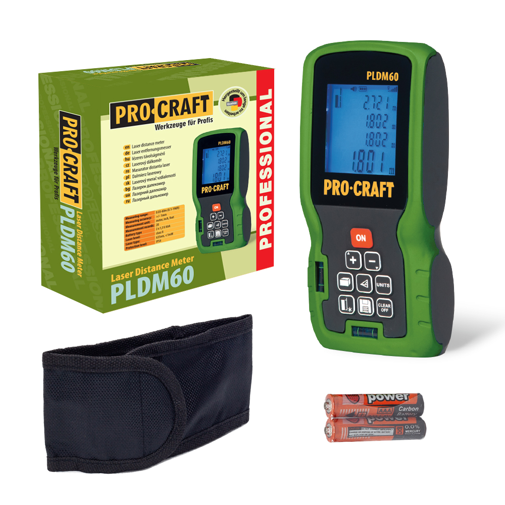 Laserový diaľkomer Procraft PLDM60 | PLDM60 Laserový diaľkomer Procraft PLDM60 | PLDM60
