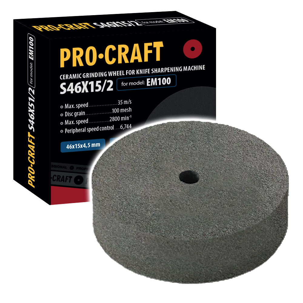 Brúsny kotúč pre brúsku nožov Procraft S46x15 / 2 / EM100 | S46X15/2 Brúsny kotúč pre brúsku nožov Procraft S46x15 / 2 / EM100 | S46X15/2