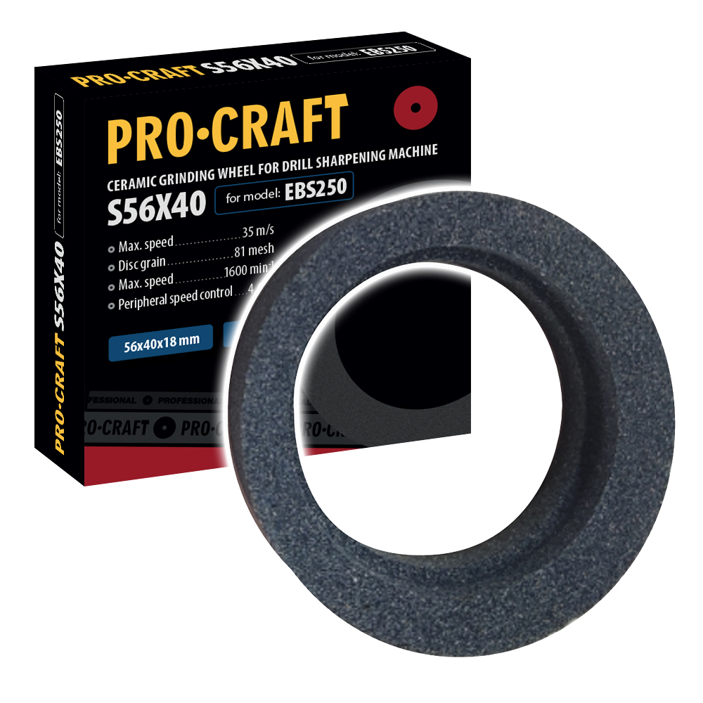 Brúsny kotúč pre vrták s56x40 / EBS250 | S56X40 Brúsny kotúč pre vrták s56x40 / EBS250 | S56X40