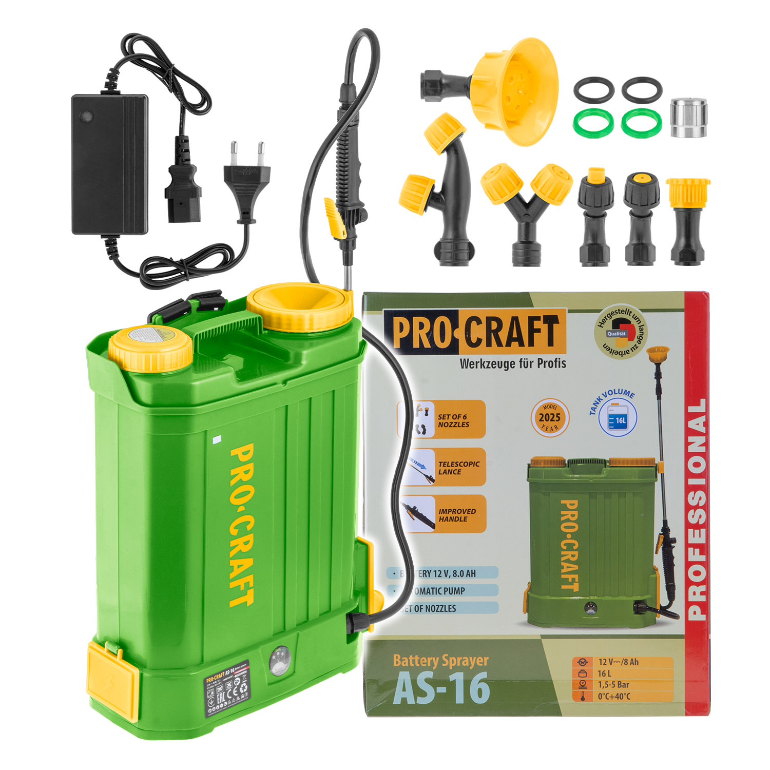 Aku postrekovač Procraft AS-16 | AS-16 Aku postrekovač Procraft AS-16 | AS-16