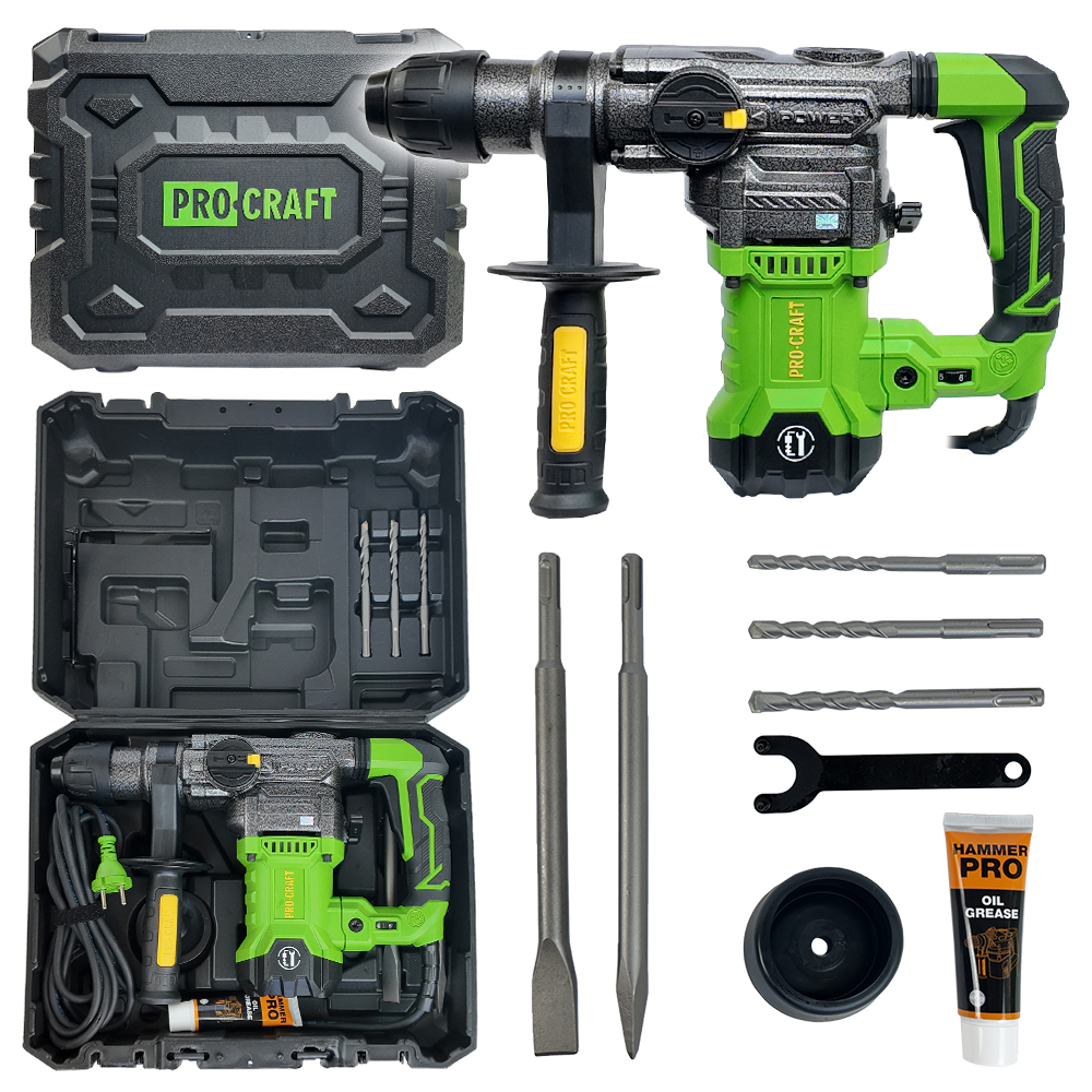 Procraft BH1800 kombinované vŕtacie a sekacie kladivo | BH1800 Procraft BH1800 kombinované vŕtacie a sekacie kladivo | BH1800