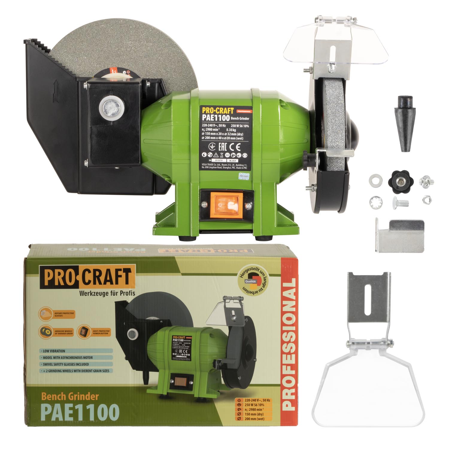 Kombinovaná kotúčová brúska Procraft PAE1100 | PAE1100 Kombinovaná kotúčová brúska Procraft PAE1100 | PAE1100