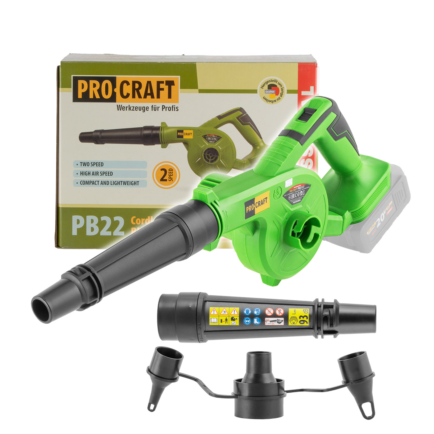 Aku fukár Procraft PB22 (bez batérie a nabíjačky) | PB22bb Aku fukár Procraft PB22 (bez batérie a nabíjačky) | PB22bb