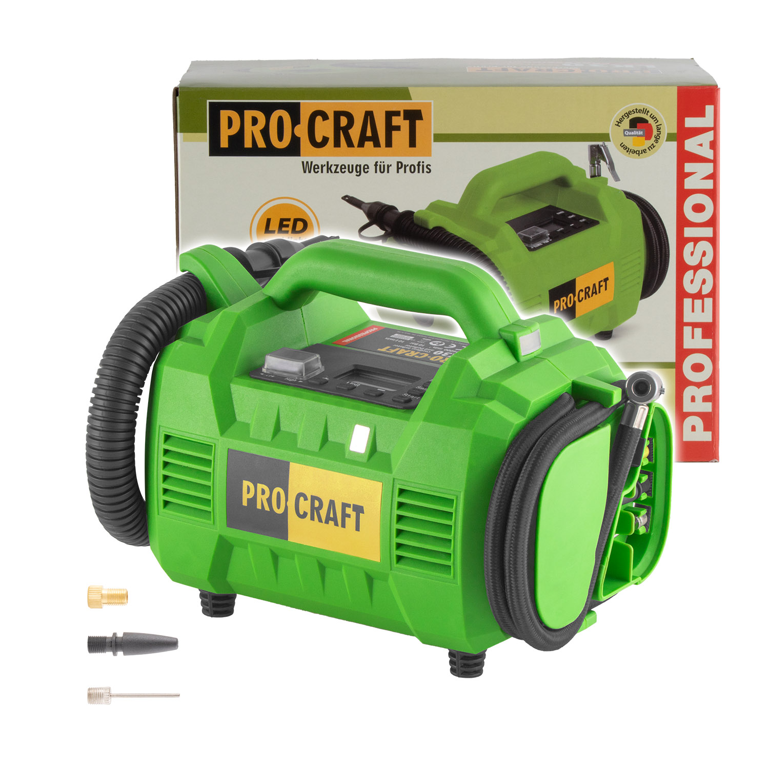 Aku kompresor s ofukovacou pištoľou LK30 Procraft (bez batérie a nabíjačky) | LK30 bb Aku kompresor s ofukovacou pištoľou LK30 Procraft (bez batérie a nabíjačky) | LK30 bb