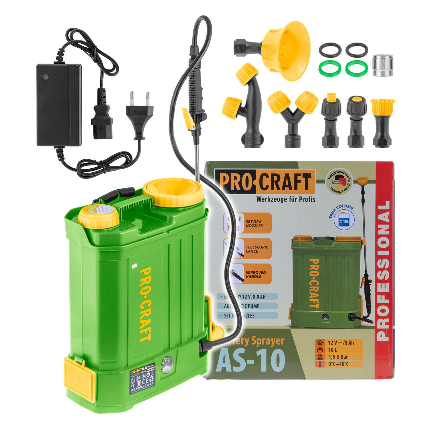 Akumulátorový postrekovač Procraft AS-10 | AS-10 Akumulátorový postrekovač Procraft AS-10 | AS-10
