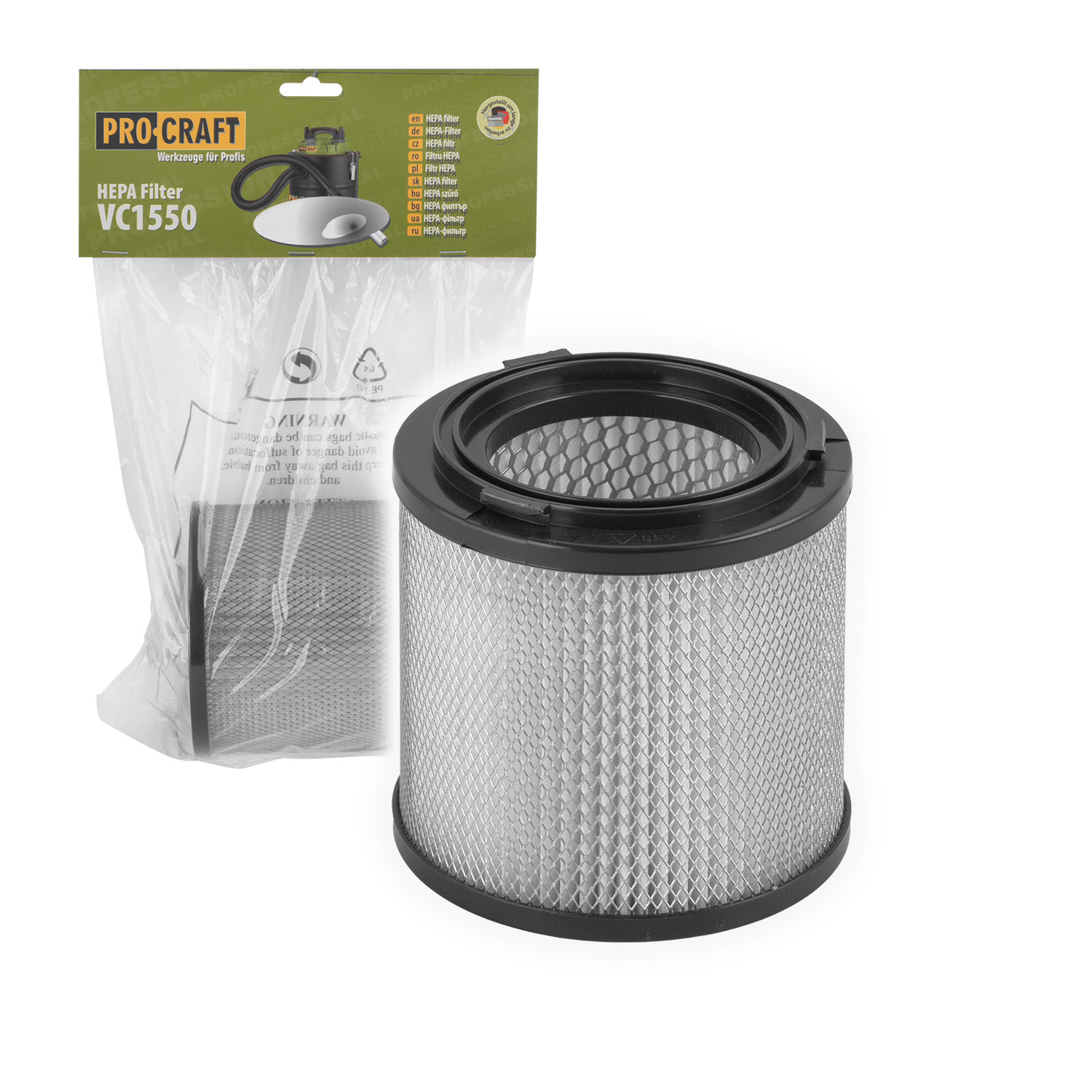 Filter HEPA pre priemyselný vysávač Procraft VC1550 | FHVC1550 Filter HEPA pre priemyselný vysávač Procraft VC1550 | FHVC1550