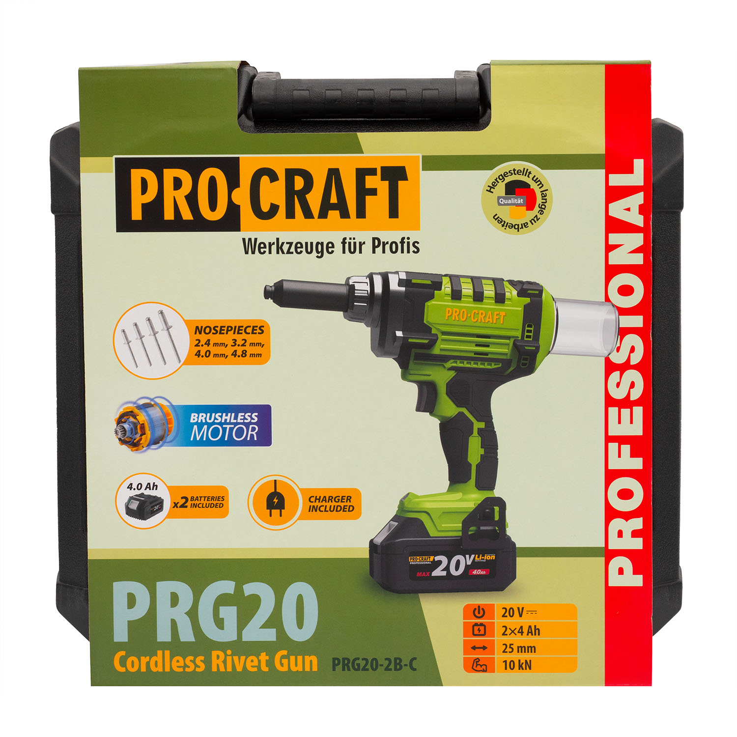 Aku nýtovací pistole Procraft PRG20 | PRG20 Aku nýtovací pistole Procraft PRG20 | PRG20