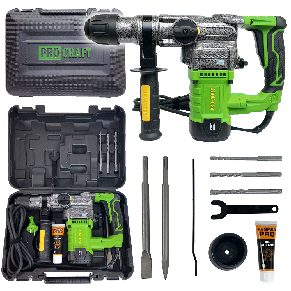 Procraft BH1300 kombinované vŕtacie a sekacie kladivo | BH1300 Procraft BH1300 kombinované vŕtacie a sekacie kladivo | BH1300