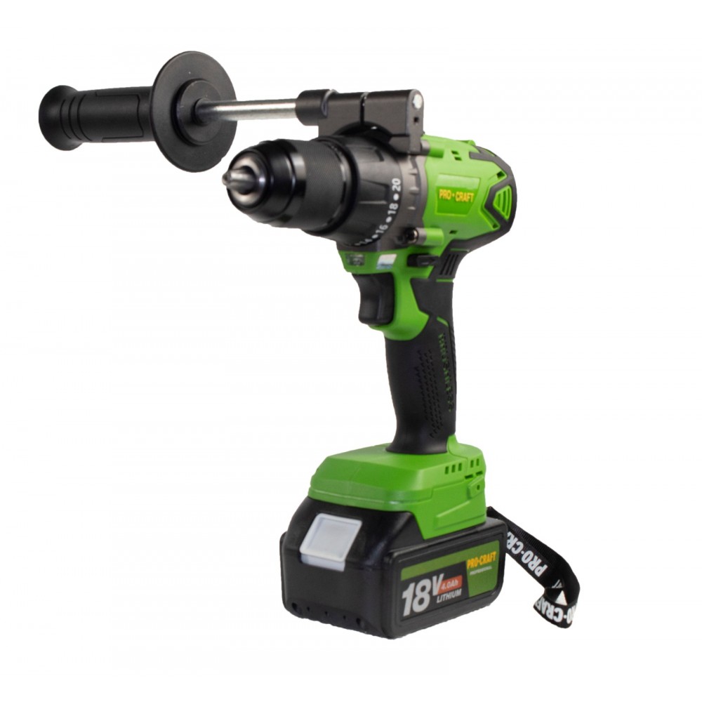 Akumulátorový príklepový vŕtací skrutkovač Procraft PA18BLbb | PA18BLbb Akumulátorový príklepový vŕtací skrutkovač Procraft PA18BLbb | PA18BLbb