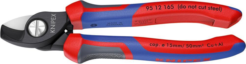 Káblové nožnice s viaczložkovými rukoväťami 165 mm KNIPEX Káblové nožnice s viaczložkovými rukoväťami 165 mm KNIPEX
