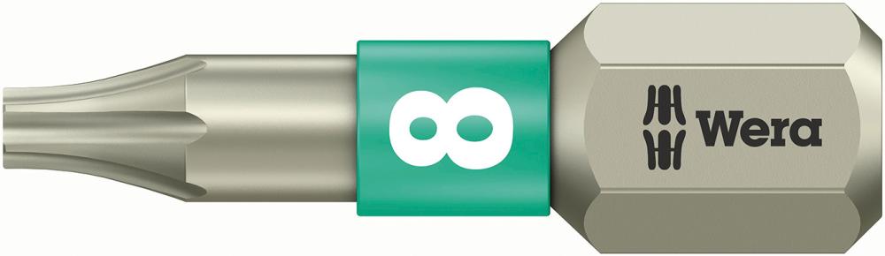 Bit nehrdzavejúci 1/4″ DIN 3126 C6,3 T8 x 25 mm Wera