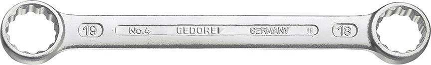 Obojstranný očkový kľúč DIN837B 46 x 50 mm Gedore Obojstranný očkový kľúč DIN837B 46 x 50 mm Gedore