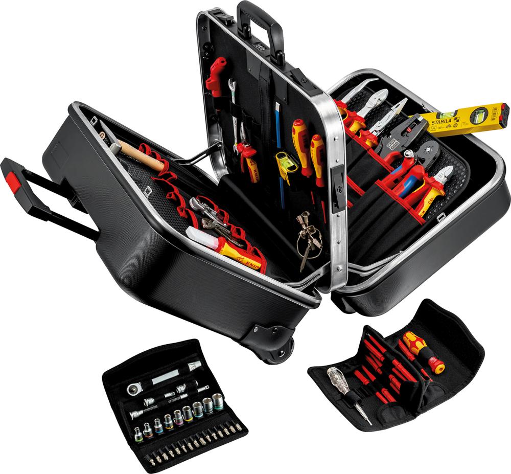 Sortiment náradia Twin pre elektrikárov 63-dielny vo vozíku Knipex Sortiment náradia Twin pre elektrikárov 63-dielny vo vozíku Knipex