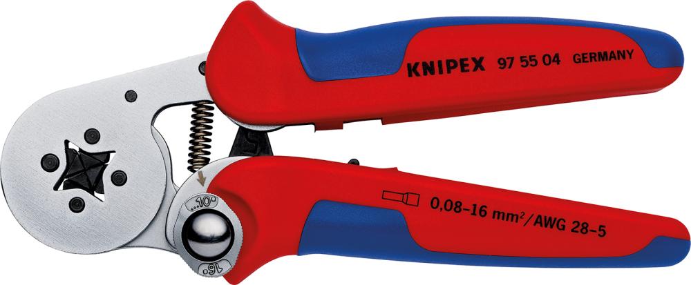 Krimpovacie pákové kliešte 97 55 04 KNIPEX Krimpovacie pákové kliešte 97 55 04 KNIPEX