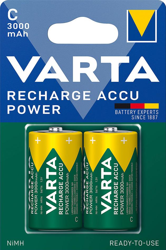 Batéria RECHARGEABLE Akumulátor C 3000 mAh VARTA Batéria RECHARGEABLE Akumulátor C 3000 mAh VARTA