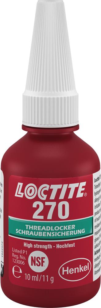LOCTITE 270 BO10ML EN/DE Zaisťovač skrutiek Henkel LOCTITE 270 BO10ML EN/DE Zaisťovač skrutiek Henkel