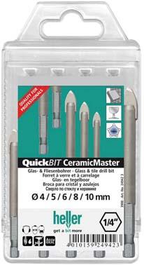 Sada vrtákov do skla CeramicMaster 5-dielna heller Sada vrtákov do skla CeramicMaster 5-dielna heller