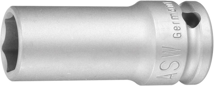 Silový adaptér pre nástrčné kľúče dlhý 1" 46 mm ASW Silový adaptér pre nástrčné kľúče dlhý 1" 46 mm ASW