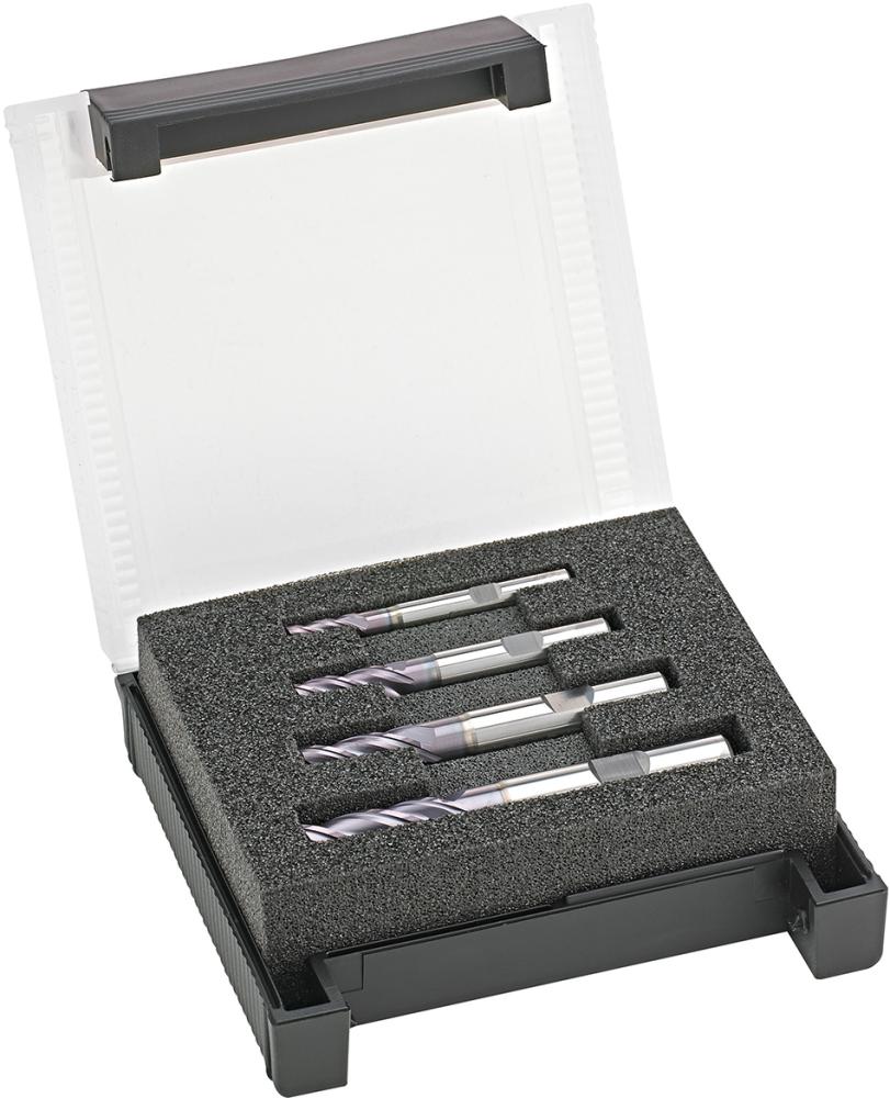 Sada hrubovacích fréz HPC TiALN typ UNI Z4 6-12 mm FORMAT GT Sada hrubovacích fréz HPC TiALN typ UNI Z4 6-12 mm FORMAT GT