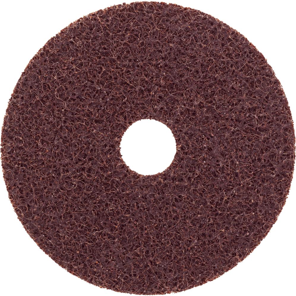 Brúsny výsek na suchý zips plstený, 115 mm, stredný, červený FORMAT