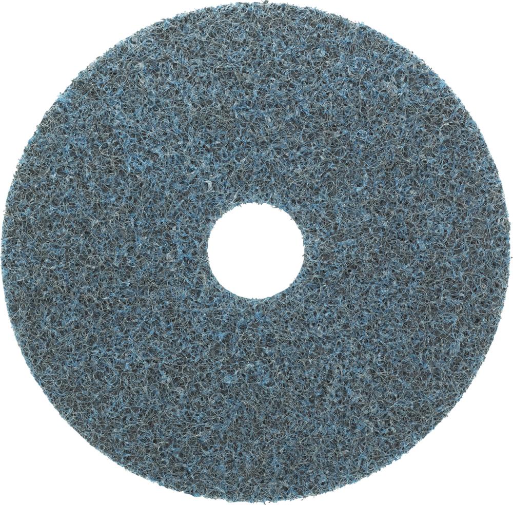 Brúsny výsek na suchý zips plstený, 115 mm, veľmi jemný, modrý FORMAT