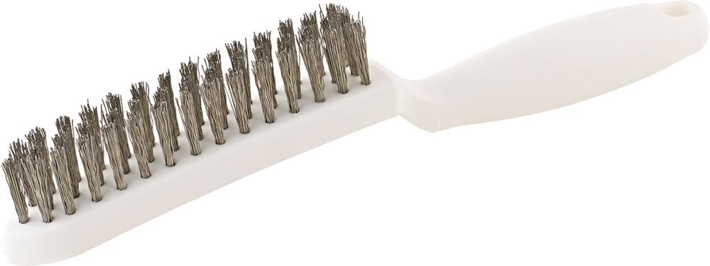Drôtená kefa s plastovou rukoväťou Inox vlnitá 0 Drôtená kefa s plastovou rukoväťou Inox vlnitá 0