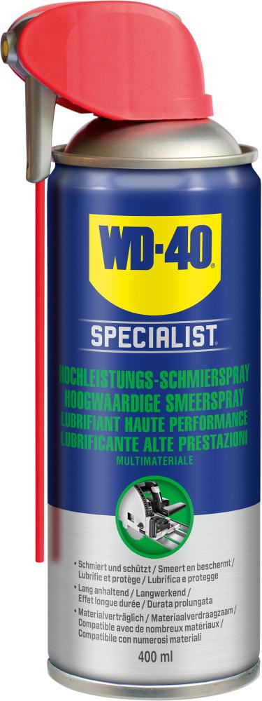 Vysokovýkonný mazací sprej 400ml Specialist Smart Straw WD-40 SPECIALIST Vysokovýkonný mazací sprej 400ml Specialist Smart Straw WD-40 SPECIALIST