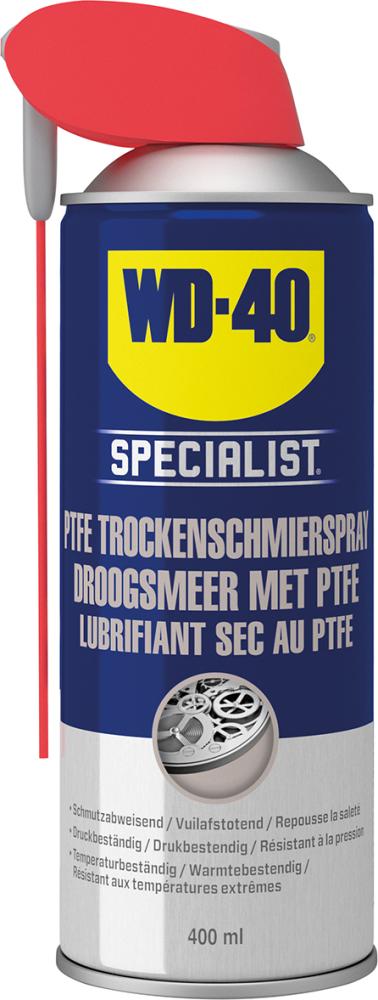 PTFE suchý mazací sprej Smart Straw 400ml Specialist Smart Straw WD-40 SPECIALIST PTFE suchý mazací sprej Smart Straw 400ml Specialist Smart Straw WD-40 SPECIALIST