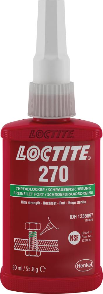 LOCTITE 270 BO 50 ML EGFDZaisťovač skrutiek Henkel LOCTITE 270 BO 50 ML EGFDZaisťovač skrutiek Henkel
