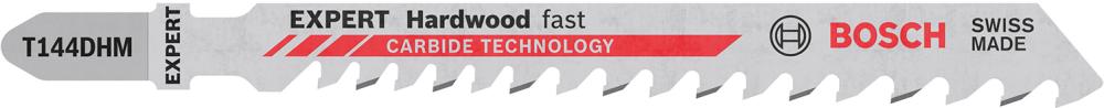 List pre pílu dierovku EXPERT T 144 DHM Bosch, OJ à 3 ks Hardwood Fast