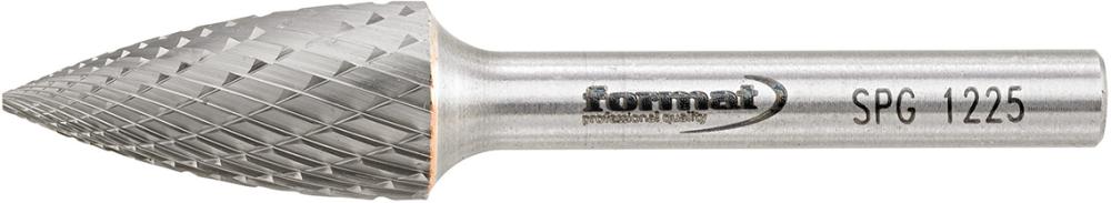 Technická fréza TK tvar oblúka s hrotom 1225 C 6 mm 12 x 25 mm FORMAT