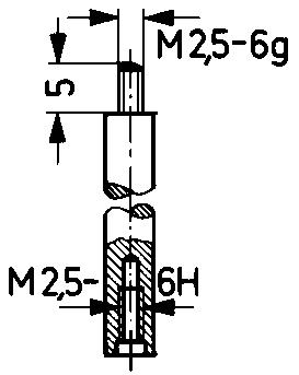 Predlžovací kus pre merací nadstavec 100 mm KÄFER Predlžovací kus pre merací nadstavec 100 mm KÄFER
