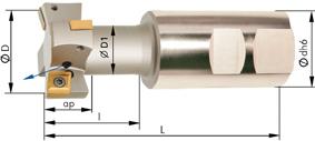 Fréza na T-drážky Z4 s vnútorným chladením D40 mm Fréza na T-drážky Z4 s vnútorným chladením D40 mm