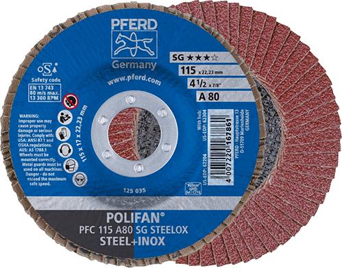 Lamelový brúsny kotúč A 40SG klenutý 115 mm K40 Pferd