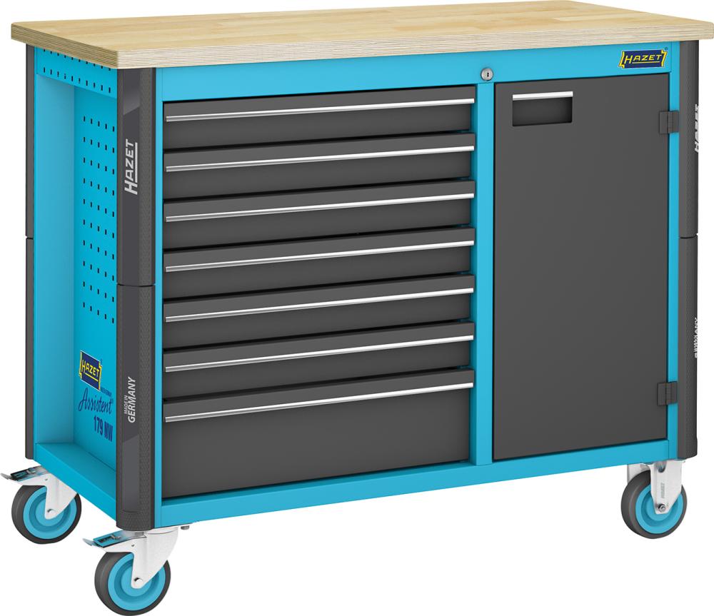 Dielenský stôl na kolieskach 179NW-7 970x1150x600 mm Hazet Dielenský stôl na kolieskach 179NW-7 970x1150x600 mm Hazet
