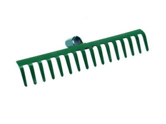 Hrable železné 14z 304 zelené bez násady 61032 105