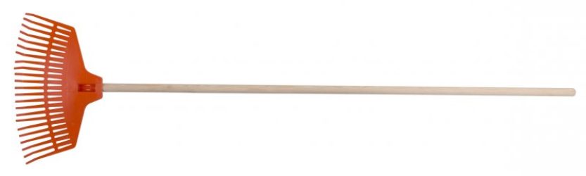 Hrable plastové 23 lamelové s násadou 160cm 61134