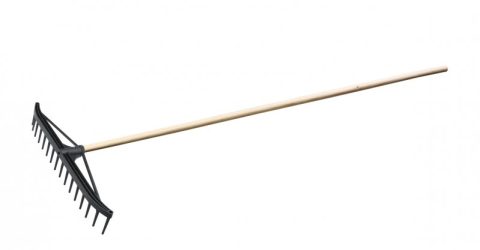 Hrable plastové 16z s násadou 160cm 61141